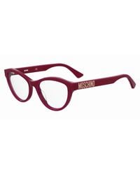 Moschino - Eyeglasses Cat Eye Full Rim, Frame And Clear Demo Lenses Lens Mos6230C9A00 - Lyst
