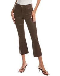 L'Agence - Kendra High-Rise Crop Flare Jean - Lyst