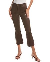 L'Agence - Kendra High-Rise Crop Flare Jean - Lyst