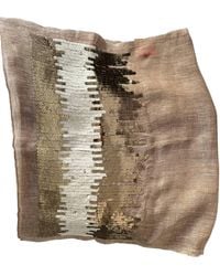 THE GRAY CRAB - Rich Linen Blend Scarf - Lyst