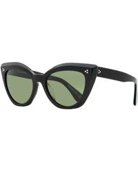 Oliver Peoples - Laiya Cat Eye Sunglasses Ov5452s Black 55mm - Lyst