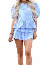 TCEC - Archer Blouse & Short Set - Lyst
