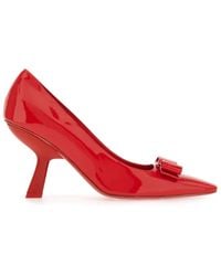 Ferragamo - Vara Bow Pumps - Lyst