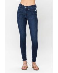 Judy Blue - Mid-Rise Skinny Jeans - Lyst