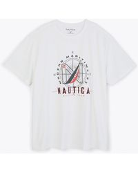 Nautica - Sustainably Crafted Big & Tall Maritime Graphic T-shirt - Lyst