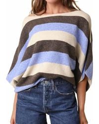 Olivaceous - Katie Stripe Dolman Knit Top - Lyst