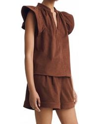 Melissa Nepton - Faux Suede Venora Top - Lyst
