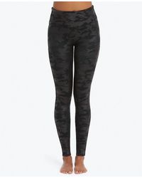 Spanx - Faux Leather Camo legging - Lyst