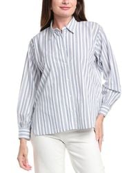 REVERIEE - Silk-Blend Shirt - Lyst