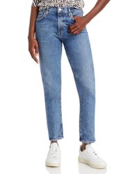 Agolde - Organic Cotton Mid Rise Straight Leg Jeans - Lyst