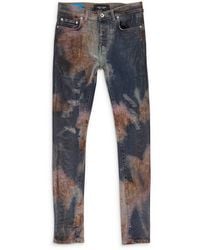 Purple Brand - Spray Over Bleached Skinny Jeans - Lyst