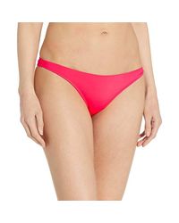 MILLY - Solid St. Lucia Bikini Bottom - Lyst