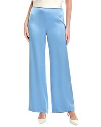 St. John - Liquid Satin Elastic Waist Pull-On Pant - Lyst