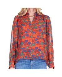 J joy - Split Button Top - Lyst