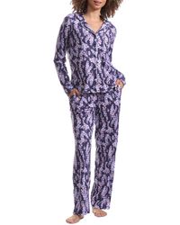Karen Neuburger - Girlfriend Knit Jersey Pajama Set - Lyst