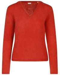 Aspesi - V-Neck Knit Sweater - Lyst