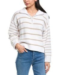 Splendid - Zip Front Sweater - Lyst