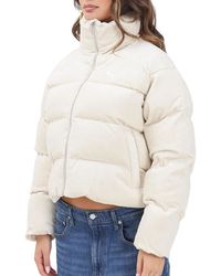 PUMA - Polyester Velvet Down Jacket - Lyst