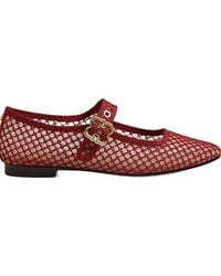 Sam Edelman - Michaela Mesh Mary Jane Flat - Lyst