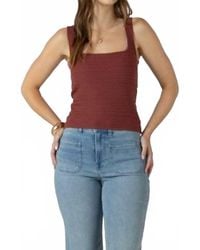 Dex Clothing - Square Neck Knit Tank Top - Lyst