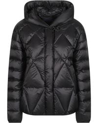 Fay - Argyle Padded Quilted High-Collar Polyamide Down Jacket - Lyst