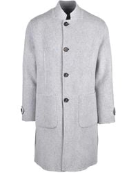 Eleventy - Light Wool-Blend Reversible Coat - Lyst