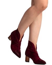 Antelope - Hetty Suede Heel Boots - Lyst