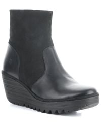 Fly London - Yuxi Suede & Leather Boot - Lyst