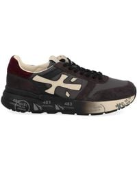 Premiata - Chunky Sole Sneakers With Logo Accent And Padded Collar - Lyst