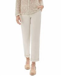 ecru - Mitchell Roll Cuff Chino - Lyst
