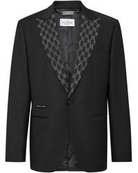 Philipp Plein - Wool Blazer Monogram - Lyst