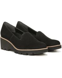 Vionic - Willa Wedge Flat Suede Slip On Wedge Loafer Shoes Ver1123 - Lyst