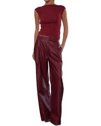 Parentesi - Milo Faux Leather Pant - Lyst
