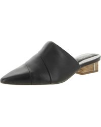 Franco Sarto - Olana Leather Slip-on Slide Sandals - Lyst