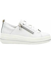 Remonte - Leather Sneakers - Lyst