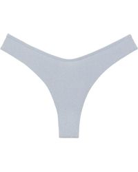 Montce - Light Denim Lulu Zig-Zag Stitch Bikini Bottom - Lyst
