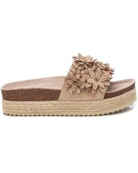 Xti - Jute Wrapped Platform Sandals Refresh By - Lyst