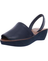 Kenneth Cole - Fine Glass Peep-toe Wedge Sandals - Lyst