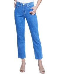 L'Agence - Alexia High-Rise Crop Cigarette Jean - Lyst