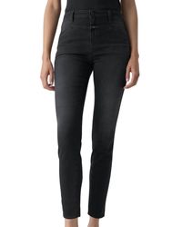 Closed - A Better Blue Skinny Pusher Jean - Lyst
