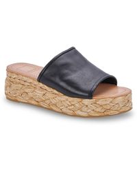 Dolce Vita - Pablos Leather Mule Wedge Sandals - Lyst