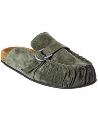 Officine Generale - Officine Generale Sartore Suede Mule - Lyst