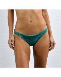 MILLY - Solid St. Lucia Bikini Bottom - Lyst