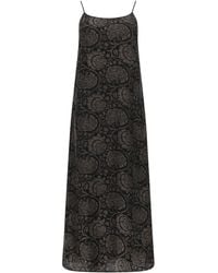 Uma Wang - Floral Scoop Neck Maxi Dress - Lyst