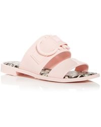 Ferragamo - Taryn Embellished Casual Slide Sandals - Lyst