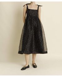 AUREUM - Sienna Organza Midi Dress - Lyst
