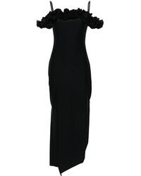 Coperni - Ruffled Trim Midi Dress - Lyst