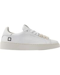 Date - Levante Calf Leather Sneakers - Lyst