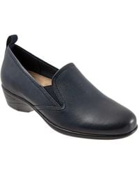 Trotters - Reggie T2065-400 Flat Leather Loafers Shoes Jobb1052 - Lyst