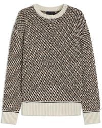 BOSS - Cotton Sweater With Rich Knitted Structure - Lyst
